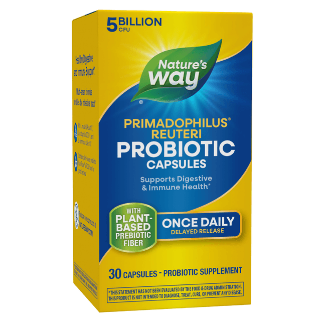 NATURE'S WAY PRIMDOPHILUS REUTERI PROBIOTICS X 30 CAPS