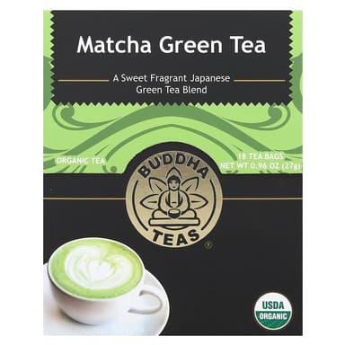 Buddha Teas Matcha Green tea 18 tea bags pack
