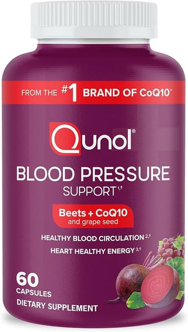 Qunol blood pressure support 60 capsules