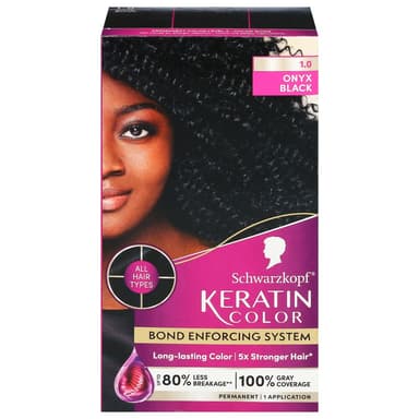 SCHWARZKOPF KERATIN COLOUR ONYX BLACK