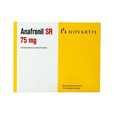 ANAFRANIL SR 75MG X 20 TABS