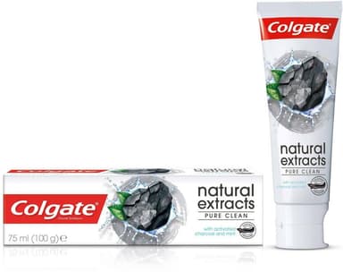 COLGATE NATURAL EXTRACT WITH ACTIVATED CHARCOAL AND MINT