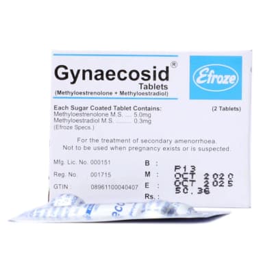 GYNAECOSID 5MG/0.3MG X 2 TABS