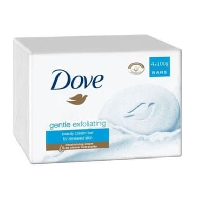 DOVE SOAP X4(GENTLE EXFOLIATING) EACH