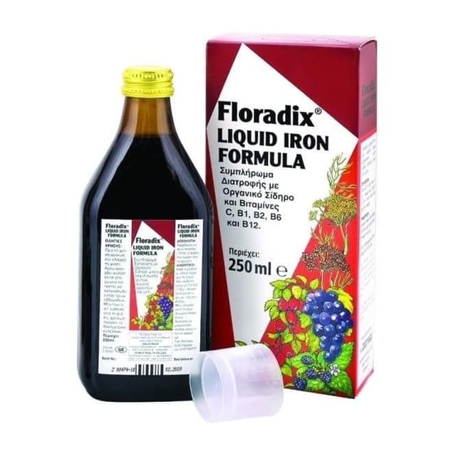 FLORADIX LIQUID IRON & VIT. FORMULA 250ML