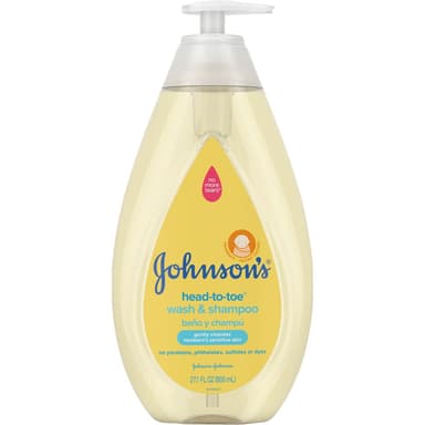 JOHNSON'S BABY WASH & SHAMPOO 800ML