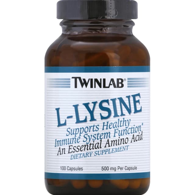 TWINLAB L- LYSINE 500MG X 100 CAPS