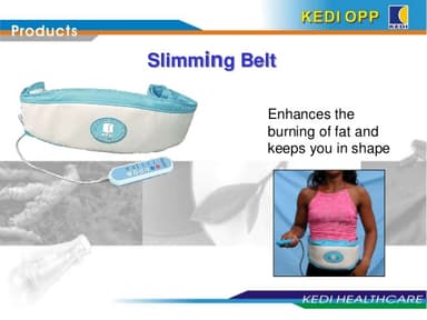 KEDI SPIRAL VIBRATION SLIMMING BELT