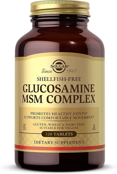 SOLGAR GLUCOSAMINE MSM COMPLEX - 120 TABS