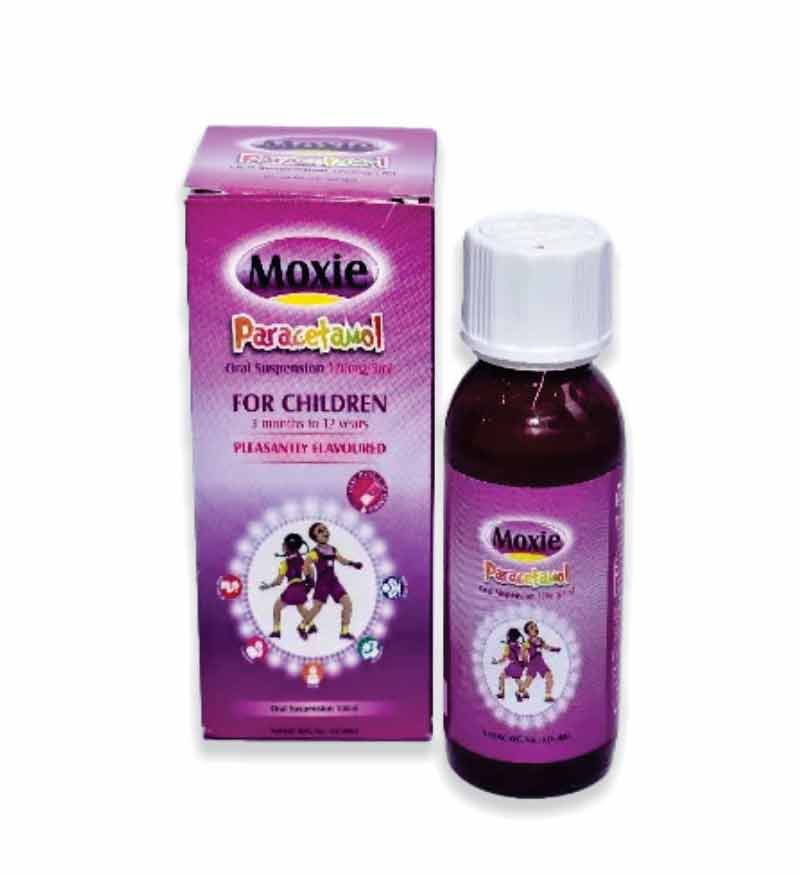 MOXIE PARACETAMOL SUSPENSION 100ML
