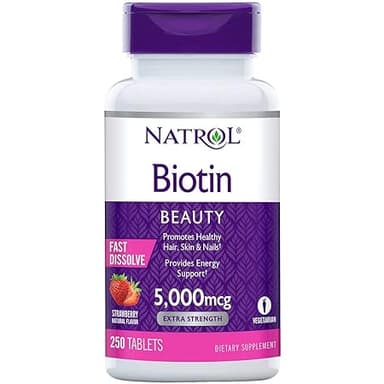 NATROL BIOTIN 5000MCG FAST DISSOLVE X 250MG