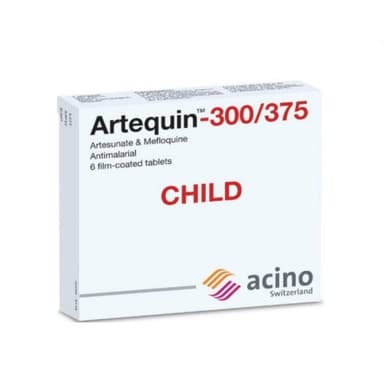 ARTEQUIN INFANT 300/375MG X 6 TABS