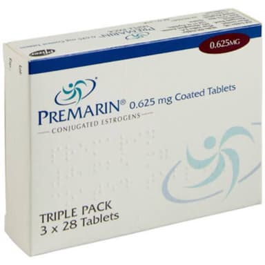 Premarin Conjugated Estrogen Tablets 0.625mg 28 tablets pack