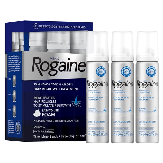 ROGAIN FOAM FOR MEN - 3 MONTHS SUPPLY