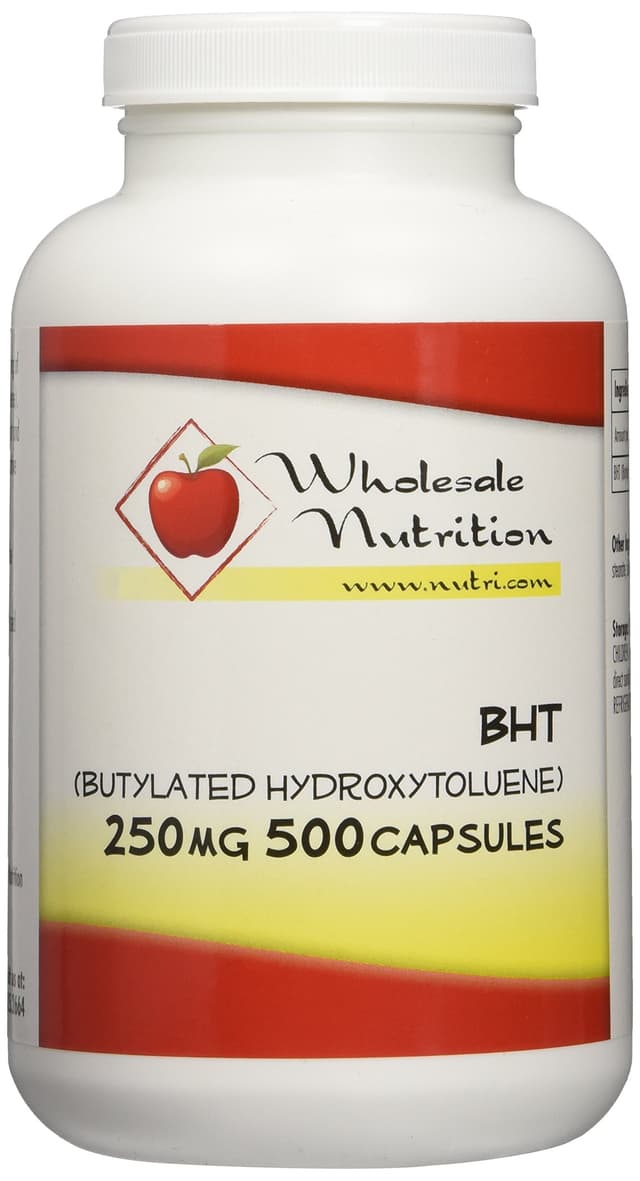 WHOLESOME NUTRITION BHT 250MG BY