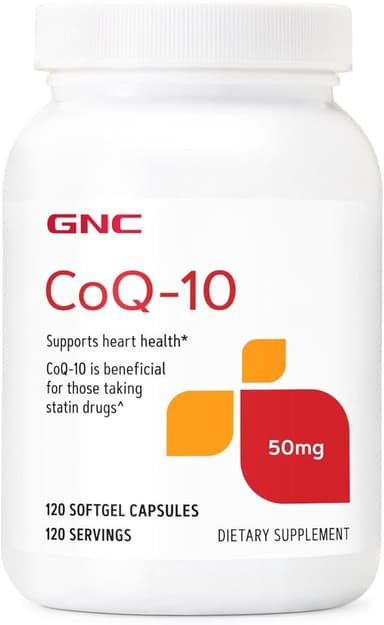 GNC COQ-10 50MG X 120 SOFTGELS