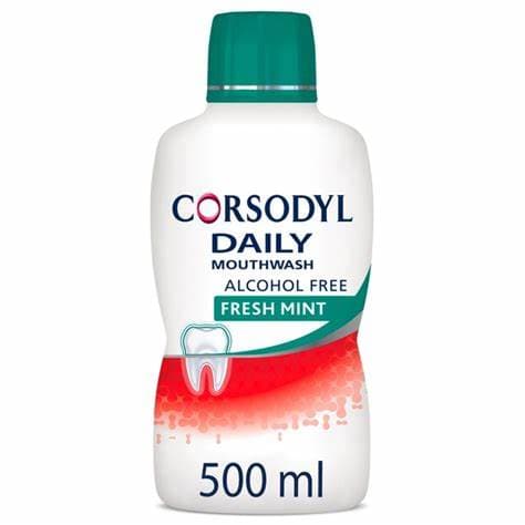 CORSODYL DAILY MOUTHWASH (FRESH MINT) 500ML