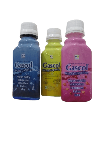 GASCOL ANTACID SUSPENSION (ALL TYPES)