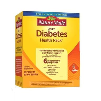NATURE MADE DIABETIC HEALTH PACK X 60 PACKS