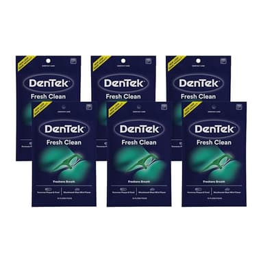 DENTEK FRESH CLEAN FLOSS PICKS X 75 PCS