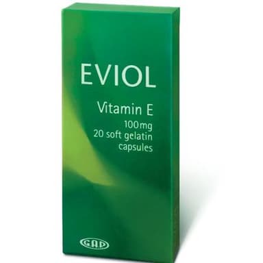 EVIOL VITAMIN E 100MG X 20CAPS