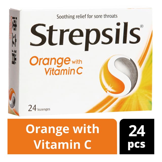 STREPSILS ORANGE AND VITAMIN C *SACHET