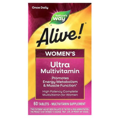 ALIVE! WOMEN'S ULTRA MULTIVITAMIN X 60 TABS