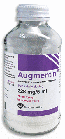 AUGMENTIN 288MG/5ML SYRUP