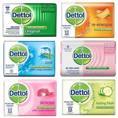 DETTOL SOAP BIG SIZE 110G ALL RANGES