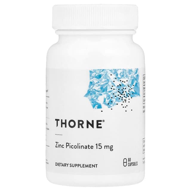 THORNE ZINC PICOLINATE CAPLET15MG BY 60