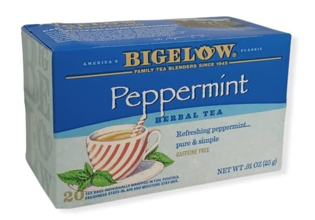 BIGELOW PEPPERMINT HERBAL TEA
