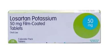 LOSARTAN POTASSIUM 50MG TEVA