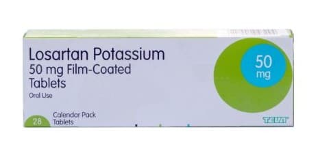 LOSARTAN POTASSIUM 50MG TEVA