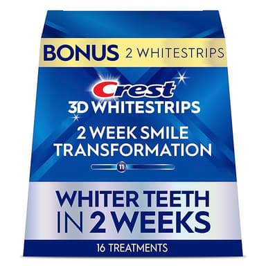 CREST 3D WHITESTRIPS GLAMOROUS WHITENING STRIPS KIT X 32 STRIPS