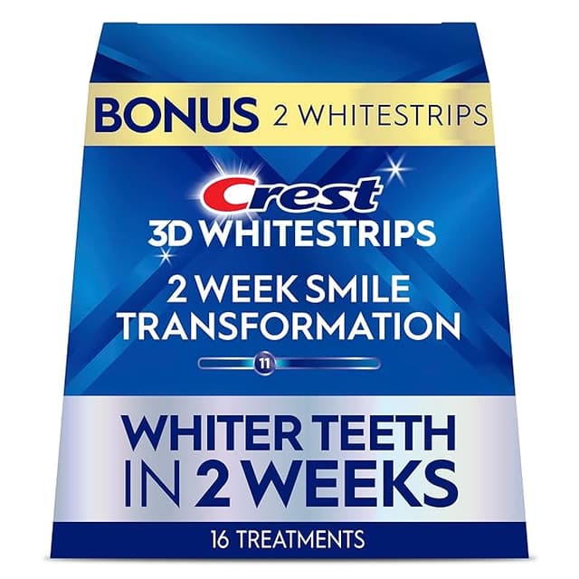 CREST 3D WHITESTRIPS GLAMOROUS WHITENING STRIPS KIT X 32 STRIPS