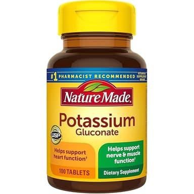 NATURE MADE POTASSIUM GLUCONATE 550MG X 100 TABS