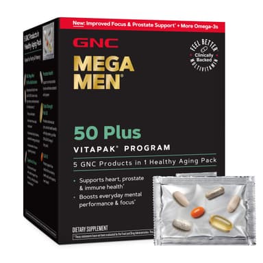 GNC MEGA MEN 50+ VITAPACK PROGRAM