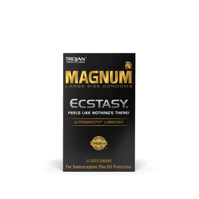 TROJAN MAGNUM ECSTASY X 3 LATEX CONDOMS