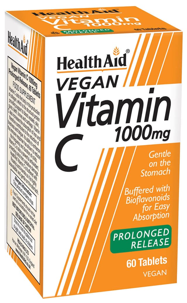 HEALTH AID VITAMIN C PROLONGED RELEASE 1000MGX60 TABS