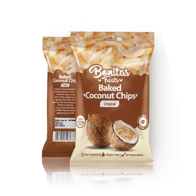 BONITAS BAKED COCONUT CHIPS 50G