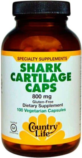 COUNTRY LIFE SHARK CARTILAGE 800MG X 100 CAPS