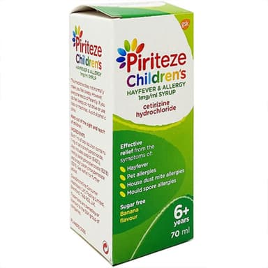 PIRITEZE SYRUP 70MLS