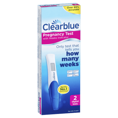 CLEARBLUE PREGNANACY TEST STRIP X2(DIGITAL)