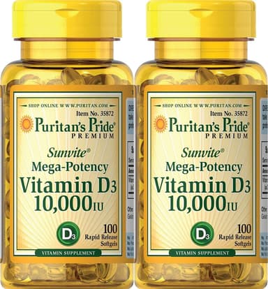 Puritans pride vitamin d3 10000 IU