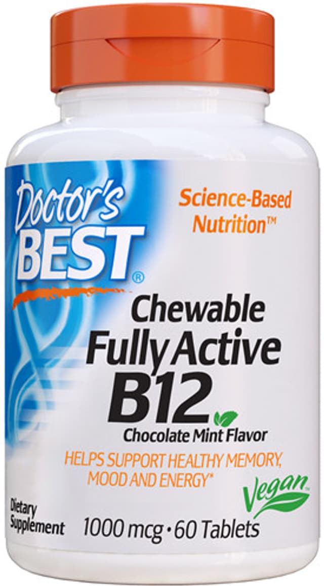 DOCTORS BEST CHEWABLE FULLY ACTIVE B12