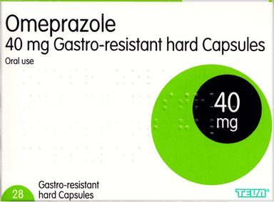 OMEPRAZOLE CAPSULES 40MG - TEVA
