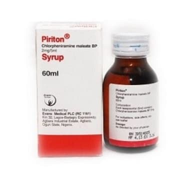 PIRITON SYRUP 60ML(EVANS)