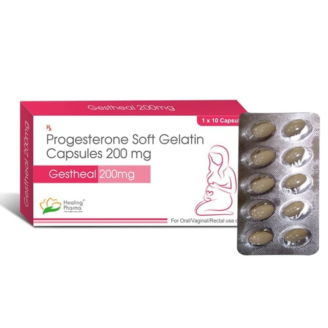 Gestheal 200 Progesterone soft gelatin capsules 200mg