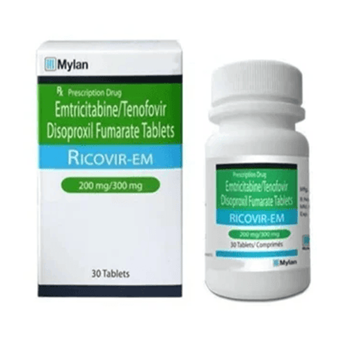 Apotex corp Emtricitabine and tenofovir disoproxil fumarate 200mg/300mg 30 capsules