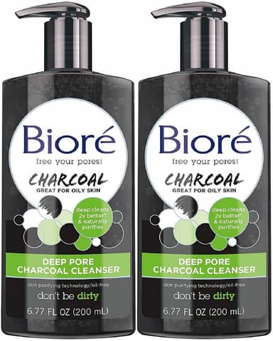 BIORE DEEP PORE CHARCOAL CLEANSER 200ML